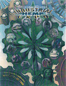 Poster for the Hemp Expo in 1998 in Santa Cruz