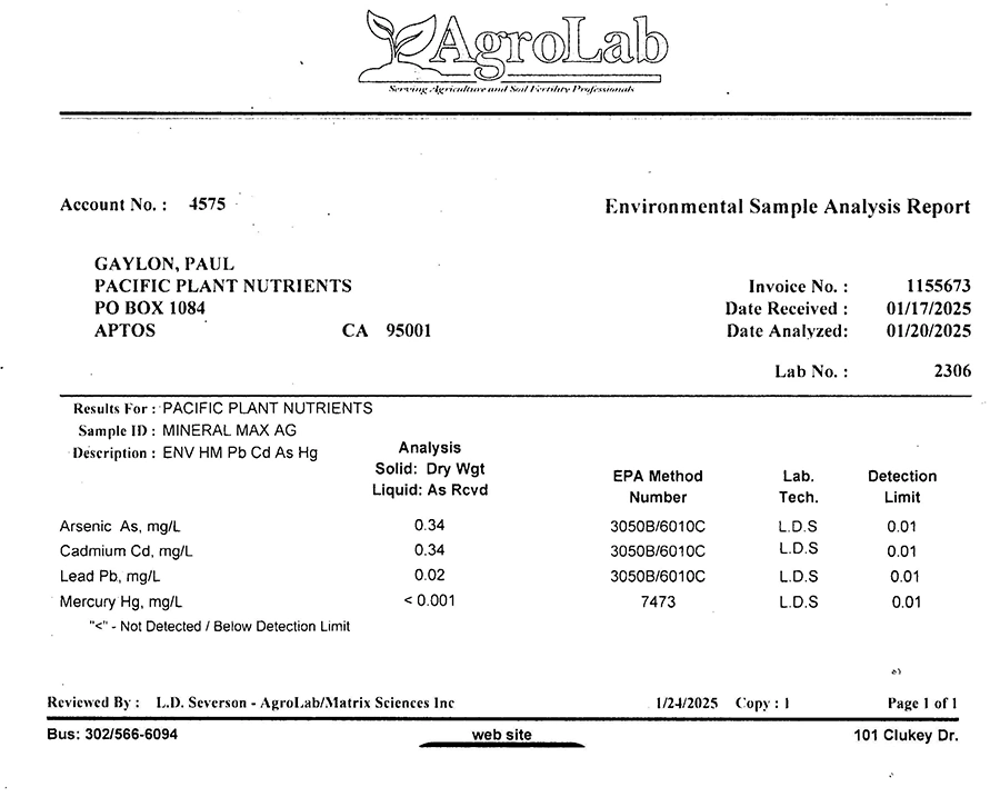 Environmental analysis